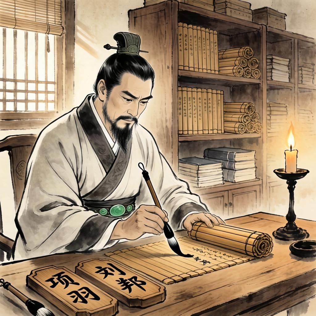 司马迁视角下的项羽与刘邦性格命运解析第一张图