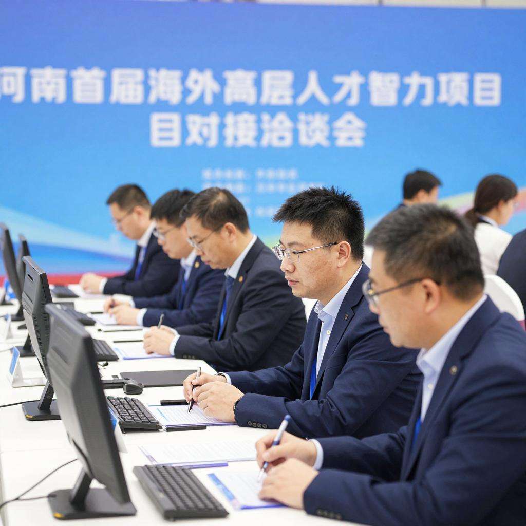 河南首届海外高层次人才智力项目对接洽谈会启动 河南首届海外高层次人才智力项目对接洽谈会启动第一张图