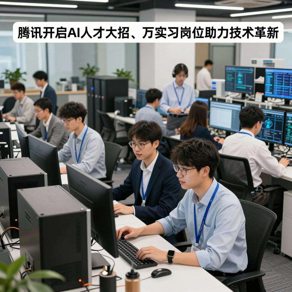 腾讯开启AI人才大招：2.8万实习岗位助力技术革新第一张图