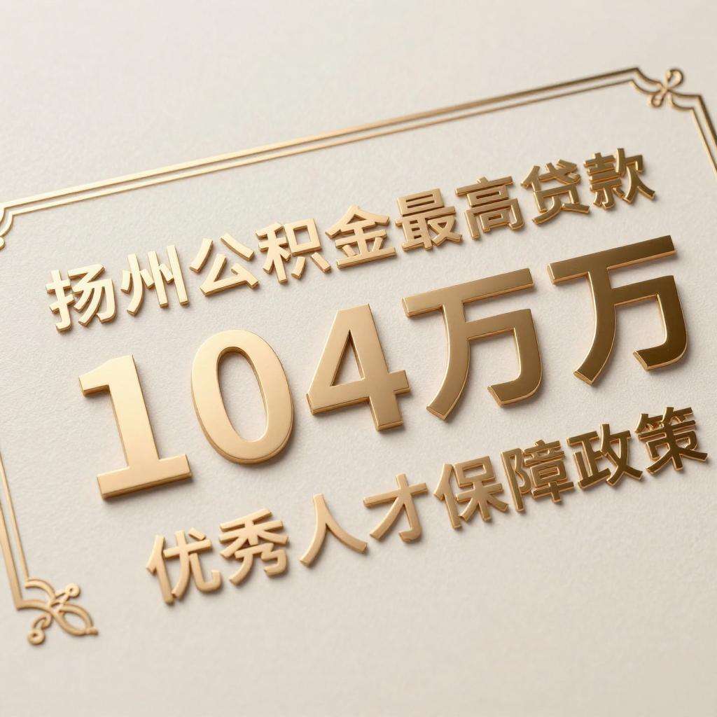 扬州公积金最高贷款104万 优秀人才享保障政策 扬州公积金最高贷款104万 优秀人才享保障政策第二张图