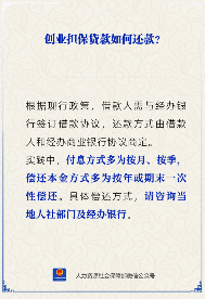 创业担保贷款还款方式详解(图1)