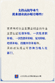 高校毕业生就业创业补贴政策详解，涵盖社保求职创业等多项扶持(图1)