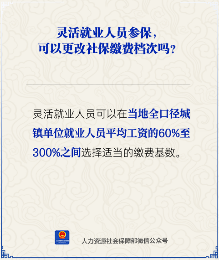 灵活就业人员参保，缴费档次可以更改吗？