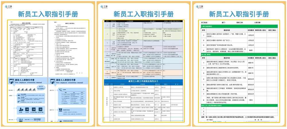 新员工入职指引手册指南内容