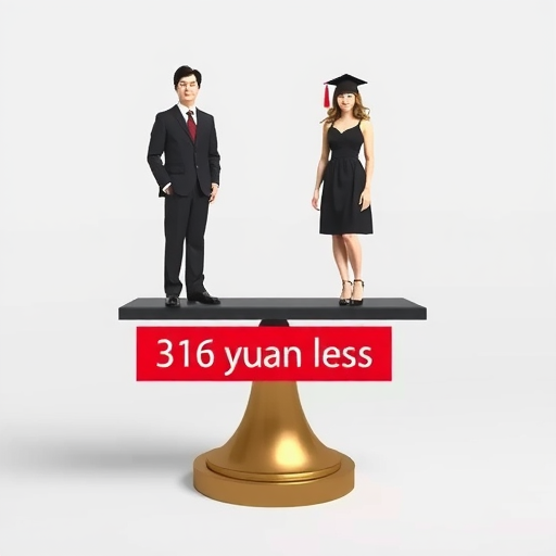 女大学生就业薪资比男生低316元(图2) 女大学生就业薪资比男生低316元(图2)