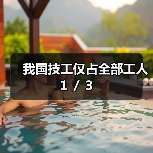 我国技工仅占全部工人１／３（图3）