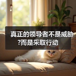 真正的领导者不是威胁?而是采取行动(图1) 真正的领导者不是威胁?而是采取行动(图1)