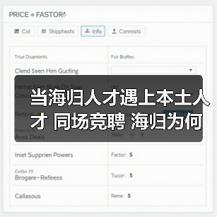 当海归人才遇上本土人才 同场竞聘 海归为何很失落(图4) 当海归人才遇上本土人才 同场竞聘 海归为何很失落(图4)