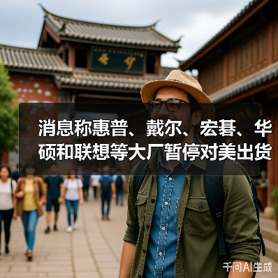消息称惠普、戴尔、宏碁、华硕和联想等大厂暂停对美出货(图1) 消息称惠普、戴尔、宏碁、华硕和联想等大厂暂停对美出货(图1)