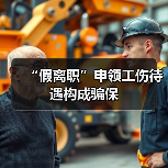 “假离职”申领工伤待遇构成骗保(图1) “假离职”申领工伤待遇构成骗保(图1)