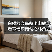 白领放弃高薪上山放羊 看不惯职场勾心斗角去归隐（图1）
