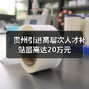 贵州引进高层次人才补贴最高达20万元(图3) 贵州引进高层次人才补贴最高达20万元(图3)