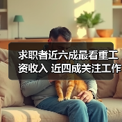求职者近六成最看重工资收入 近四成关注工作休息时间(图4) 求职者近六成最看重工资收入 近四成关注工作休息时间(图4)