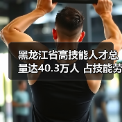 黑龙江省高技能人才总量达40.3万人 占技能劳动者比例(图1) 黑龙江省高技能人才总量达40.3万人 占技能劳动者比例(图1)