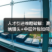 人才引进难题破解:高端猎头+中层外包如何双赢?(图3) 人才引进难题破解:高端猎头+中层外包如何双赢?(图3)