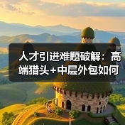 人才引进难题破解:高端猎头+中层外包如何双赢?(图1) 人才引进难题破解:高端猎头+中层外包如何双赢?(图1)