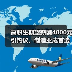 高职生期望薪酬4000元引热议,制造业成首选?(图1) 高职生期望薪酬4000元引热议,制造业成首选?(图1)