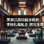 黑龙江高校就业现状:本科扎堆私企 研究生青睐国企?(图3) 黑龙江高校就业现状:本科扎堆私企 研究生青睐国企?(图3)