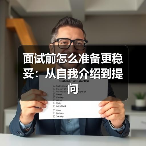 面试前怎么准备更稳妥:从自我介绍到提问环节的实用技巧(图1) 面试前怎么准备更稳妥:从自我介绍到提问环节的实用技巧