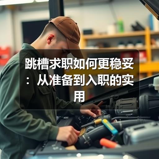 跳槽求职如何更稳妥:从准备到入职的实用指南(图3) 跳槽求职如何更稳妥:从准备到入职的实用指南