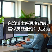 台湾博士班遇冷背后：高学历就业难？人才为何不愿读博？（图3）