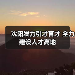 沈阳发力引才育才 全力建设人才高地(图1) 沈阳发力引才育才 全力建设人才高地(图1)