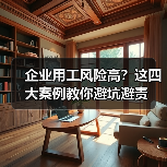 企业用工风险高?这四大案例教你避坑避责(图3) 企业用工风险高?这四大案例教你避坑避责(图3)