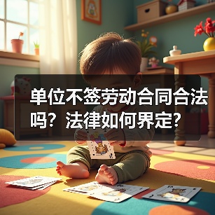 单位不签劳动合同合法吗？法律如何界定？（图3）