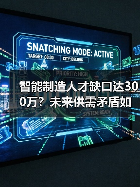 智能制造人才缺口达300万?未来供需矛盾如何破局?(图2) 智能制造人才缺口达300万?未来供需矛盾如何破局?(图2)