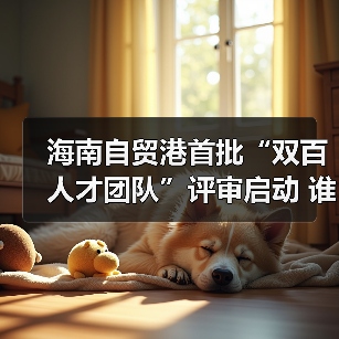 海南自贸港首批“双百人才团队”评审启动 谁将引领高质量发展?(图4) 海南自贸港首批“双百人才团队”评审启动 谁将引领高质量发展?(图4)