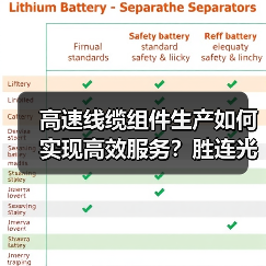 高速线缆组件生产如何实现高效服务？胜连光电解析（图1）