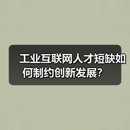 工业互联网人才短缺如何制约创新发展?(图4) 工业互联网人才短缺如何制约创新发展?(图4)