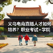 义乌电商直播人才如何培养?职业考试+学院双驱动(图1) 义乌电商直播人才如何培养?职业考试+学院双驱动(图1)