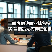 二季度短缺职业排名揭晓 营销员为何持续领跑?(图1) 二季度短缺职业排名揭晓 营销员为何持续领跑?(图1)