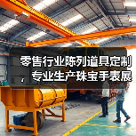 零售行业陈列道具定制，专业生产珠宝手表展示方案（图1）