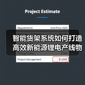 智能货架系统如何打造高效新能源锂电产线物流？（图2）
