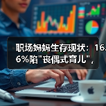 职场妈妈生存现状：16.6%陷