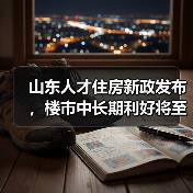 山东人才住房新政发布，楼市中长期利好将至？（图2）