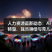 人力资源最新动态:AI转型、裁员赔偿与育儿补贴趋势全解析(图2) 人力资源最新动态:AI转型、裁员赔偿与育儿补贴趋势全解析(图2)