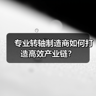 专业转轴制造商如何打造高效产业链?(图4) 专业转轴制造商如何打造高效产业链?(图4)