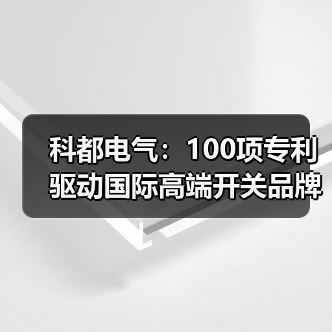 科都电气：100项专利驱动国际高端开关品牌崛起，为何赢得全球认可？（图3）