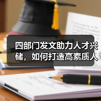 四部门发文助力人才兴储,如何打造高素质人才队伍?(图1) 四部门发文助力人才兴储,如何打造高素质人才队伍?(图1)