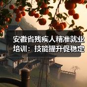 安徽省残疾人精准就业培训：技能提升促稳定就业（图1）