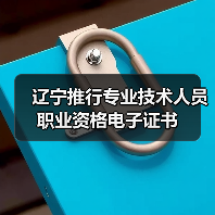 辽宁推行专业技术人员职业资格电子证书（图2）