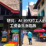 研究：AI 时代打工人的工资会先涨后跌（图2）