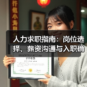 人力求职指南：岗位选择、薪资沟通与入职确认事项（图2）