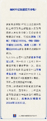 技能提升补贴申请指南：失业保险参保1年以上资格、补贴标准、次数限制及申请规则与政策期限(图1)