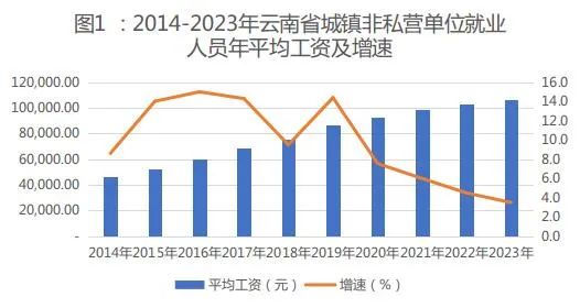 2023云南省城镇单位就业人员年均工资发布 城镇非私营单位人员106769元！